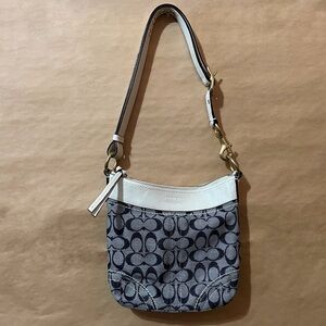 Coach | Signature Sufflette Denim Monogram Bleeker Shoulder Bag Purse G065-10402